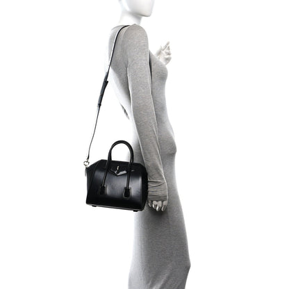 Mini Calfskin Shoulder Bag - Black