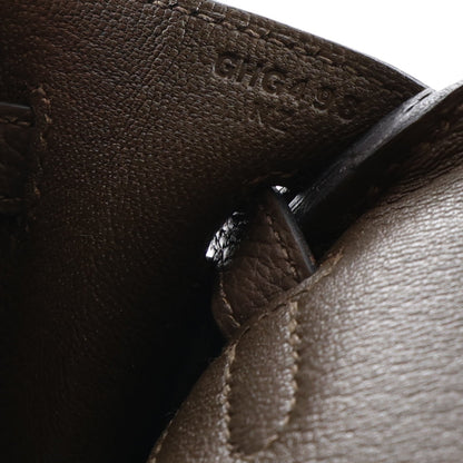 Togo Birkin 25 Vert Loden Handbag