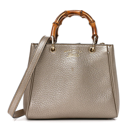 Mini Calfskin Tote Bag - Gold