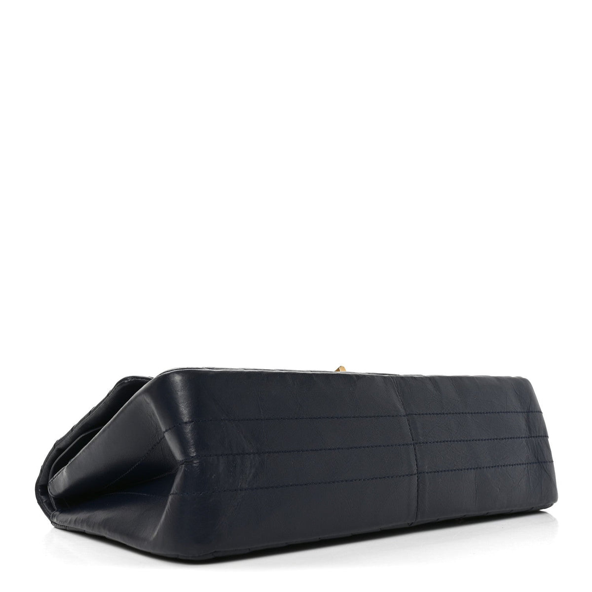 Quilted Calfskin Flap Shoulder Bag - Blue