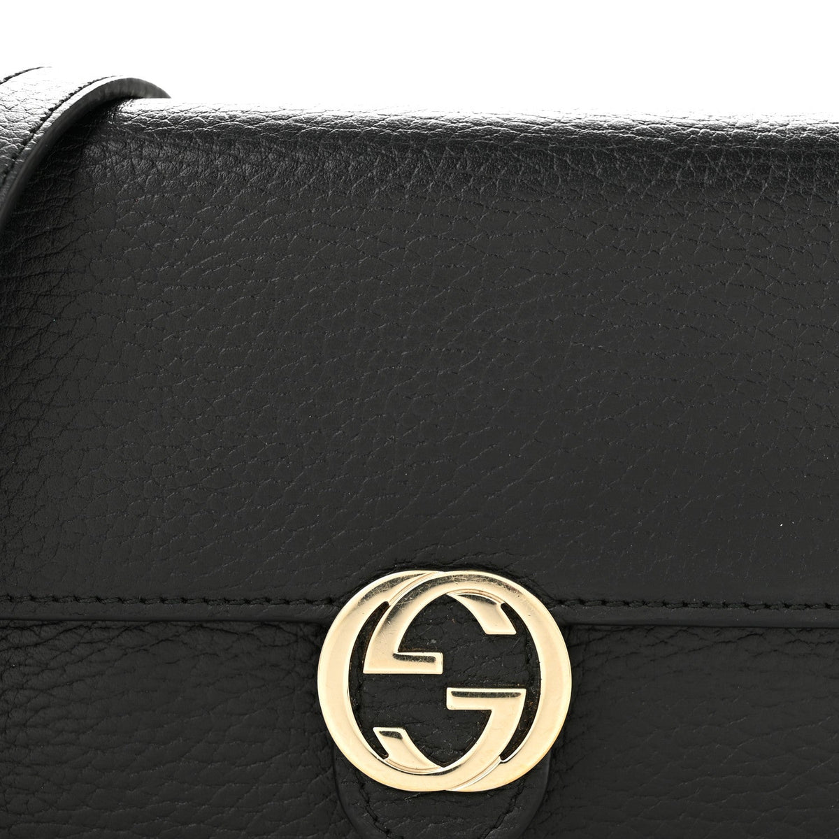 Calfskin Wallet Bag - Black