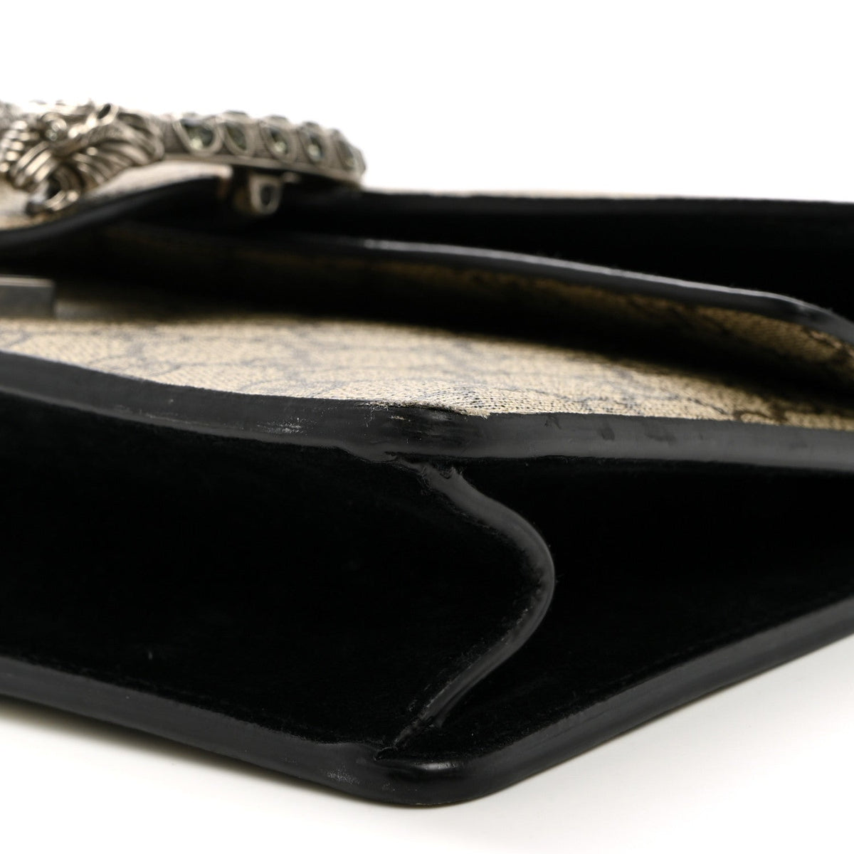 Small Suede Shoulder Bag - Beige