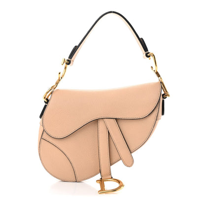 Mini Calfskin Handbag - Beige