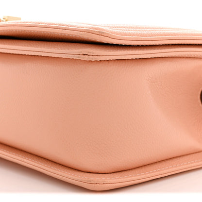 Medium Quilted Caviar Flap Shoulder Bag