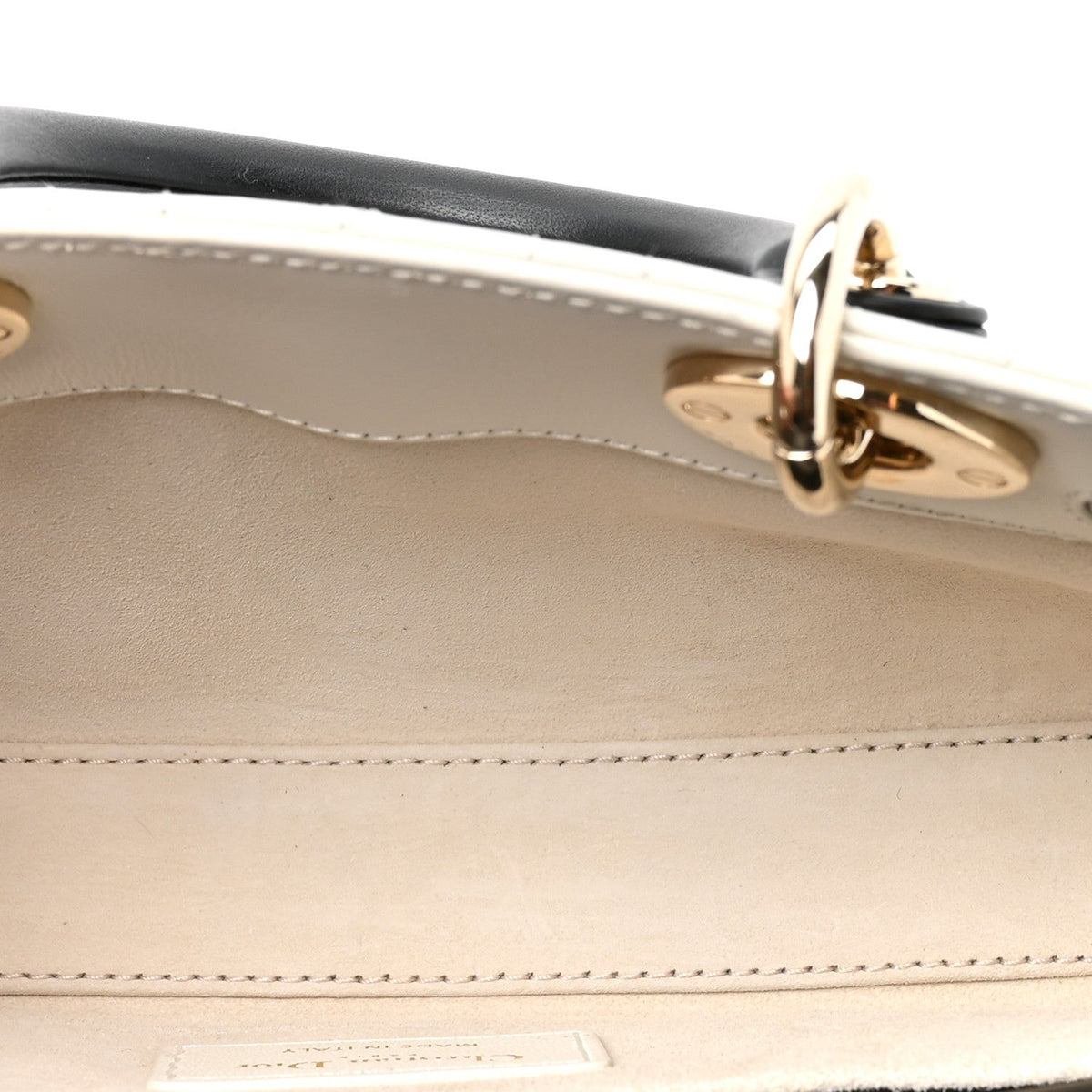 Small Lambskin Handbag - Black