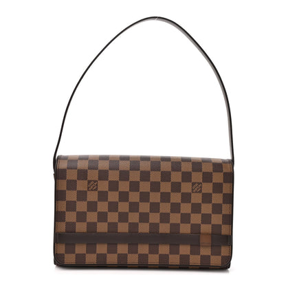 Damier Ebene Tribeca Long Handbag