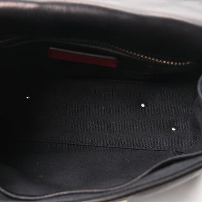 Small Nappa Crossbody Bag - Black