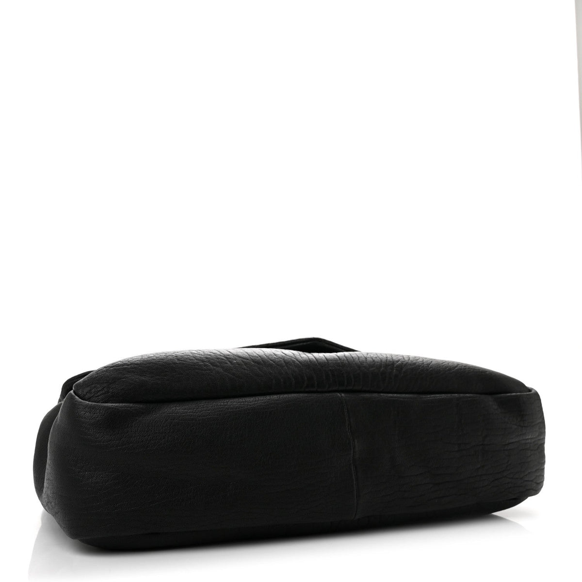 Large Lambskin Handbag - Black
