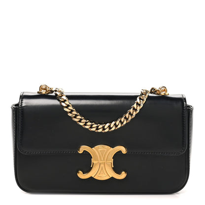 Calfskin Shoulder Bag - Black