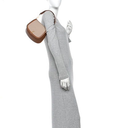 Mini Calfskin Canvas Handbag - Natural