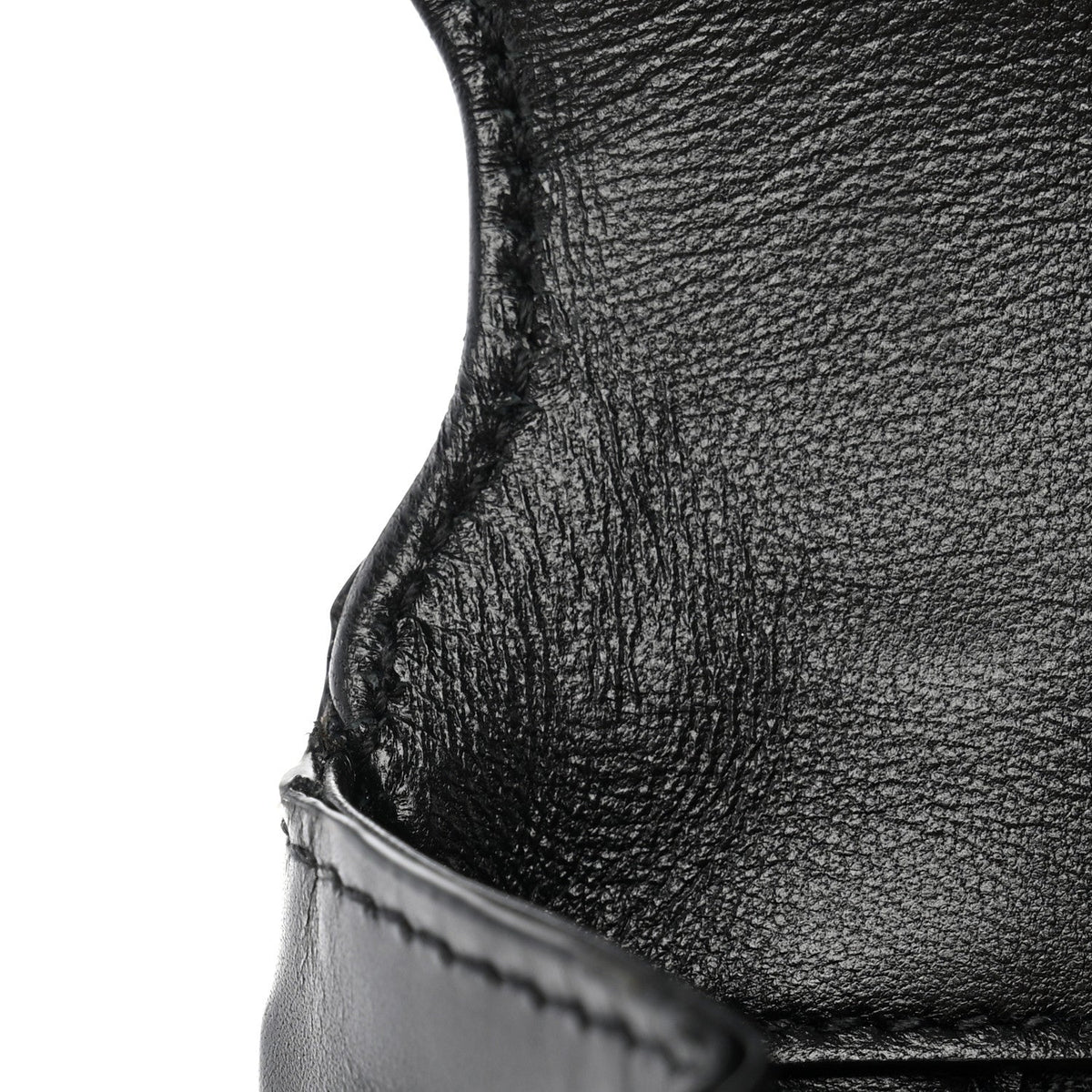 Calfskin Satchel Bag - Black