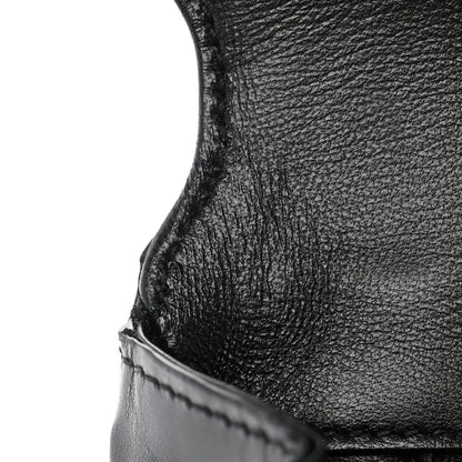 Calfskin Satchel Bag - Black