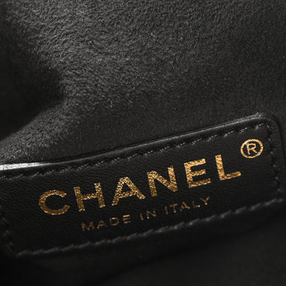 Small Calfskin Backpack - Gold