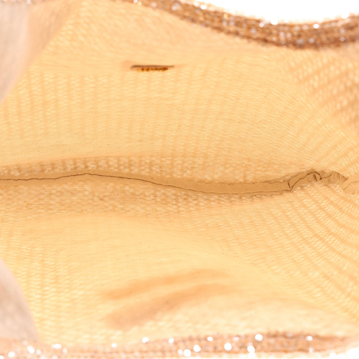 Miu Miusequin Mesh Ivy Bag Cipria Handbag