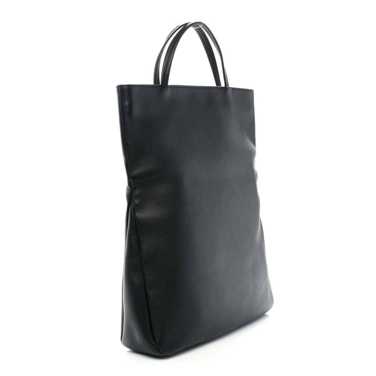 Calfskin Tote Bag - Black