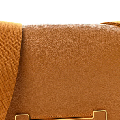 Chevre Mysore Geta Caramel Handbag