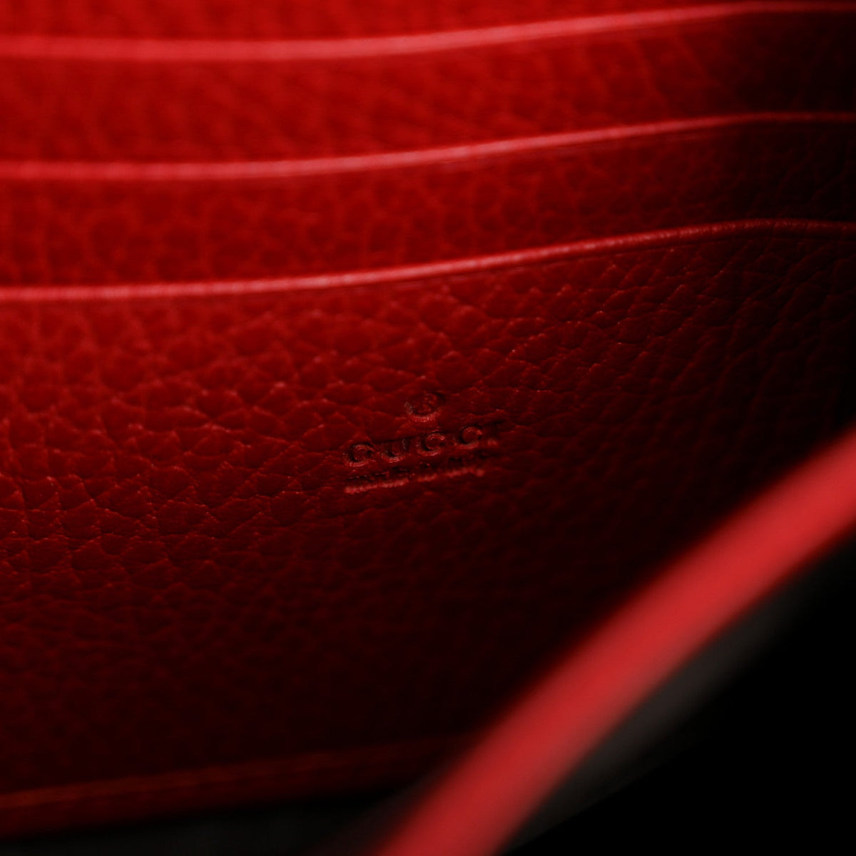 Mini Calfskin Wallet Bag - Red