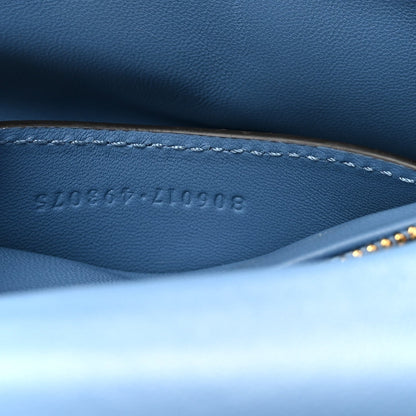 Mini Lambskin Shoulder Bag - Blue