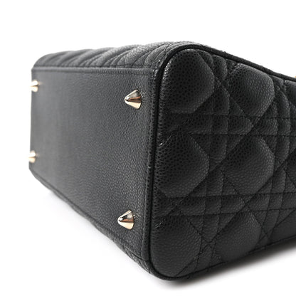 Medium Calfskin Handbag - Black