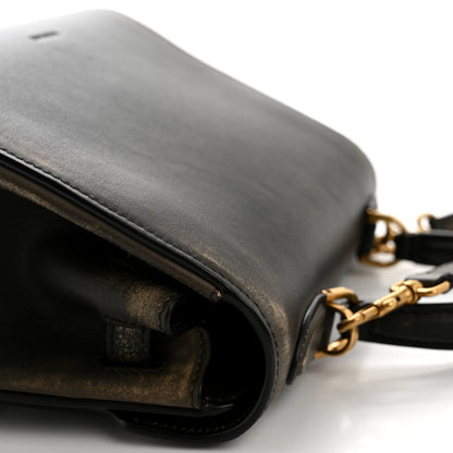 Small Calfskin Handbag - Brown
