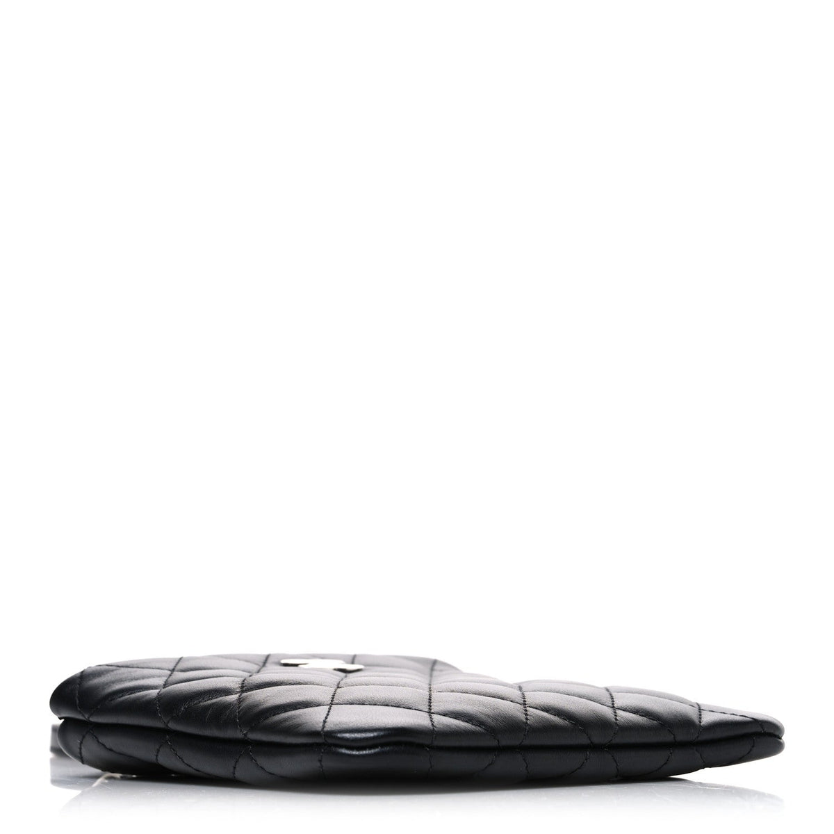 Quilted Lambskin Crossbody Bag - Black