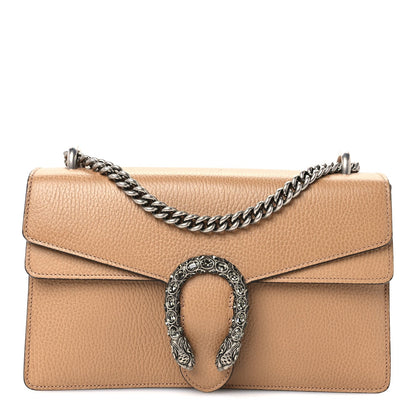 Small Calfskin Shoulder Bag - Natural