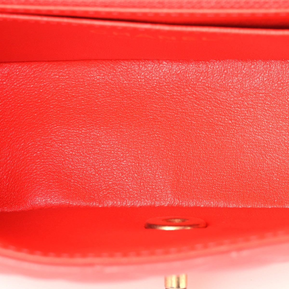 Mini Quilted Lambskin Flap Shoulder Bag - Tan
