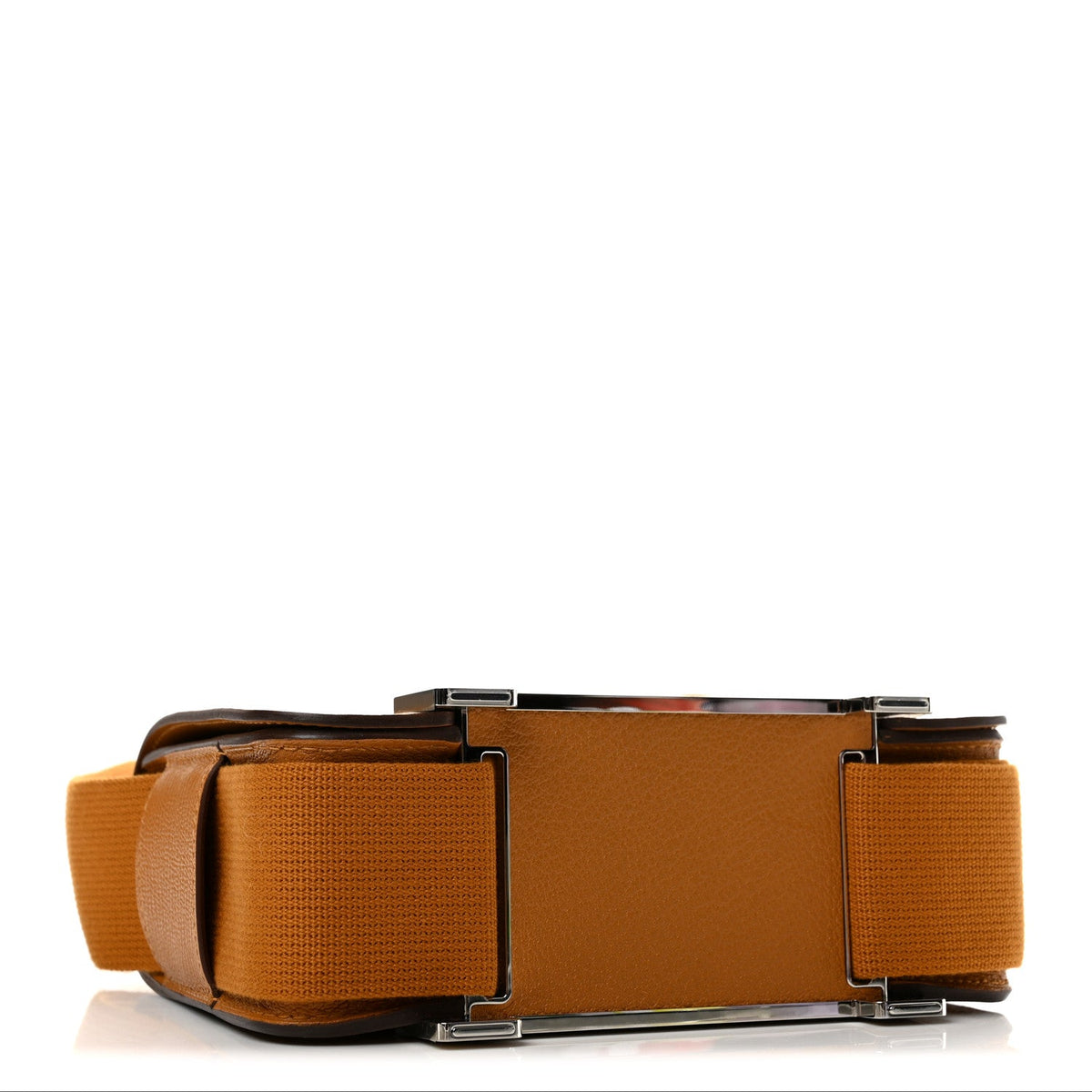 Chevre Mysore Geta Caramel Handbag