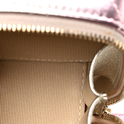 Quilted Lambskin Clutch Bag - Gold