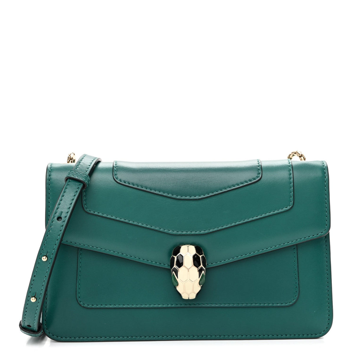 Calfskin Crossbody Bag - Green