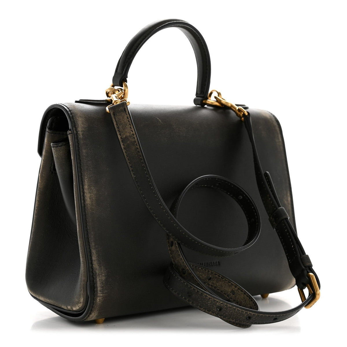 Small Calfskin Handbag - Brown