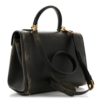 Small Calfskin Handbag - Brown