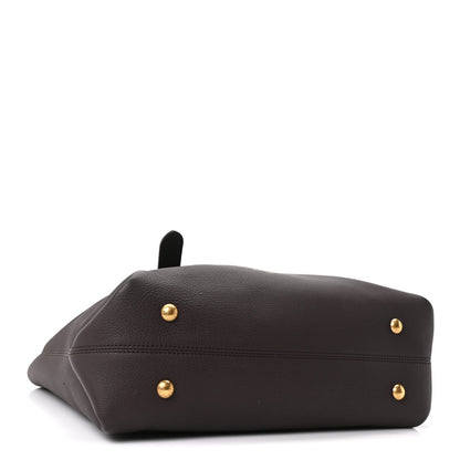 Calfskin Handbag - Chocolate