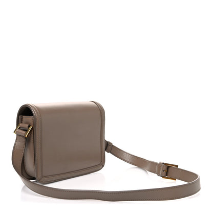Small Calfskin Satchel Bag - Natural
