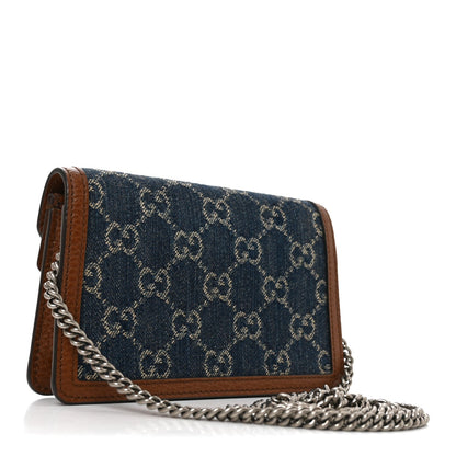 Mini Calfskin Shoulder Bag - Blue