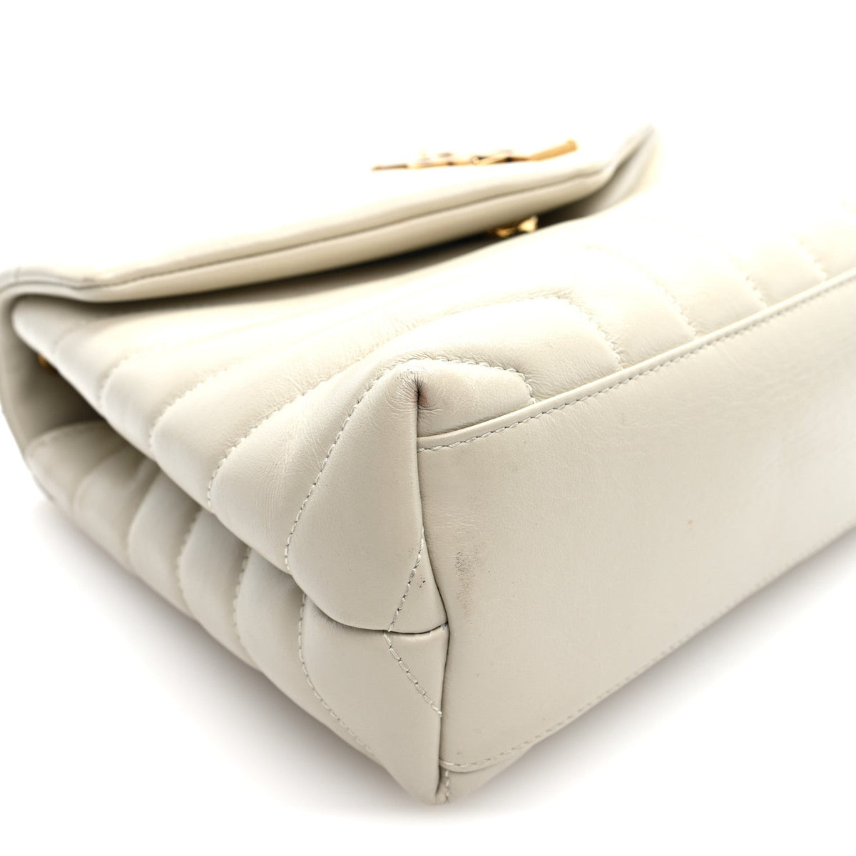 Small Quilted Calfskin Satchel Bag