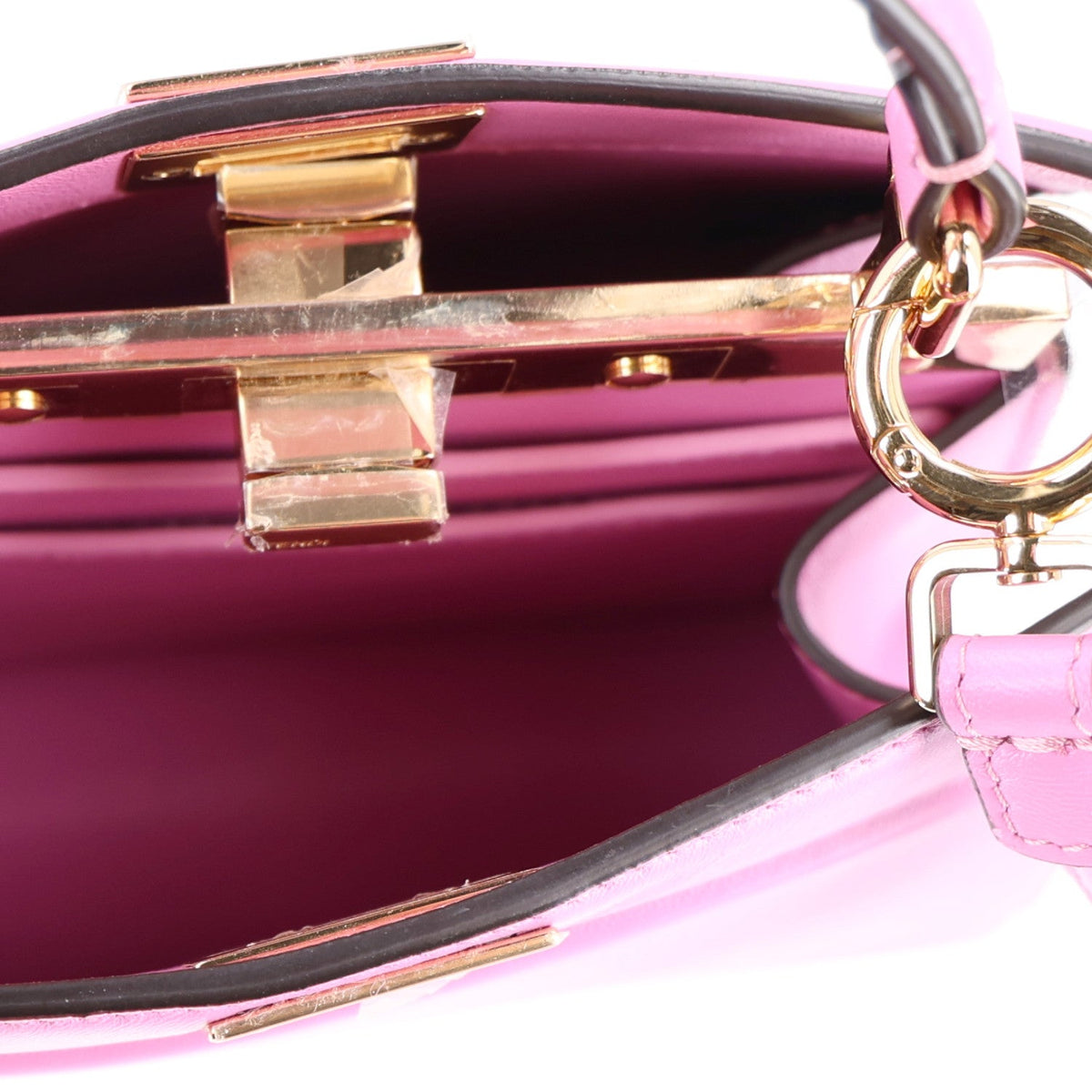 Nappa Satchel Bag - Rosa