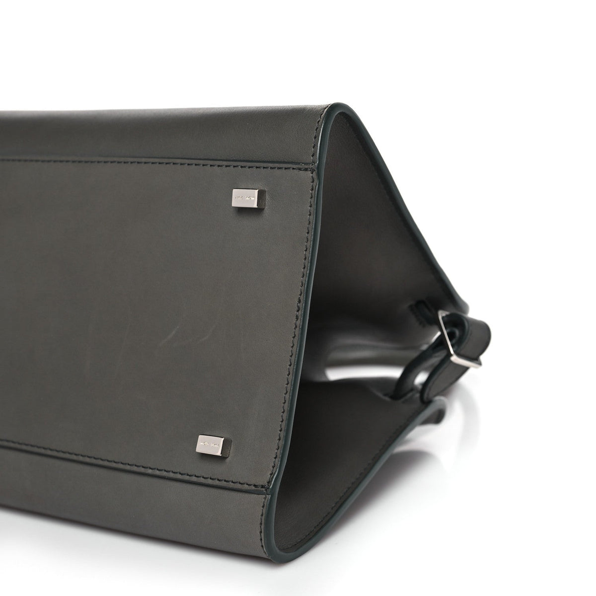 Calfskin Handbag - Grey