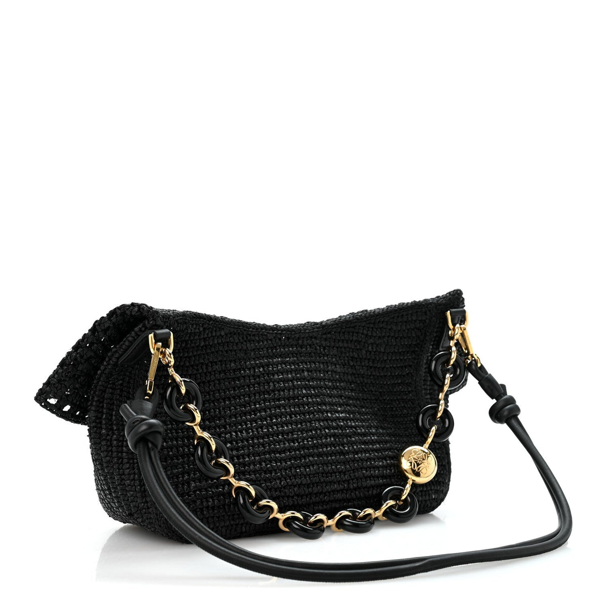 Medium Shoulder Bag - Black