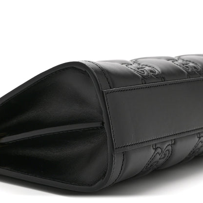Small Calfskin Shoulder Bag - Black