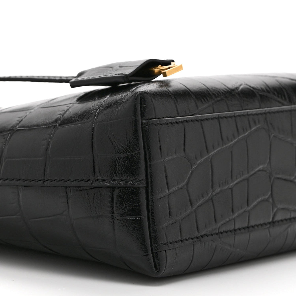 Mini Calfskin Tote Bag - Black