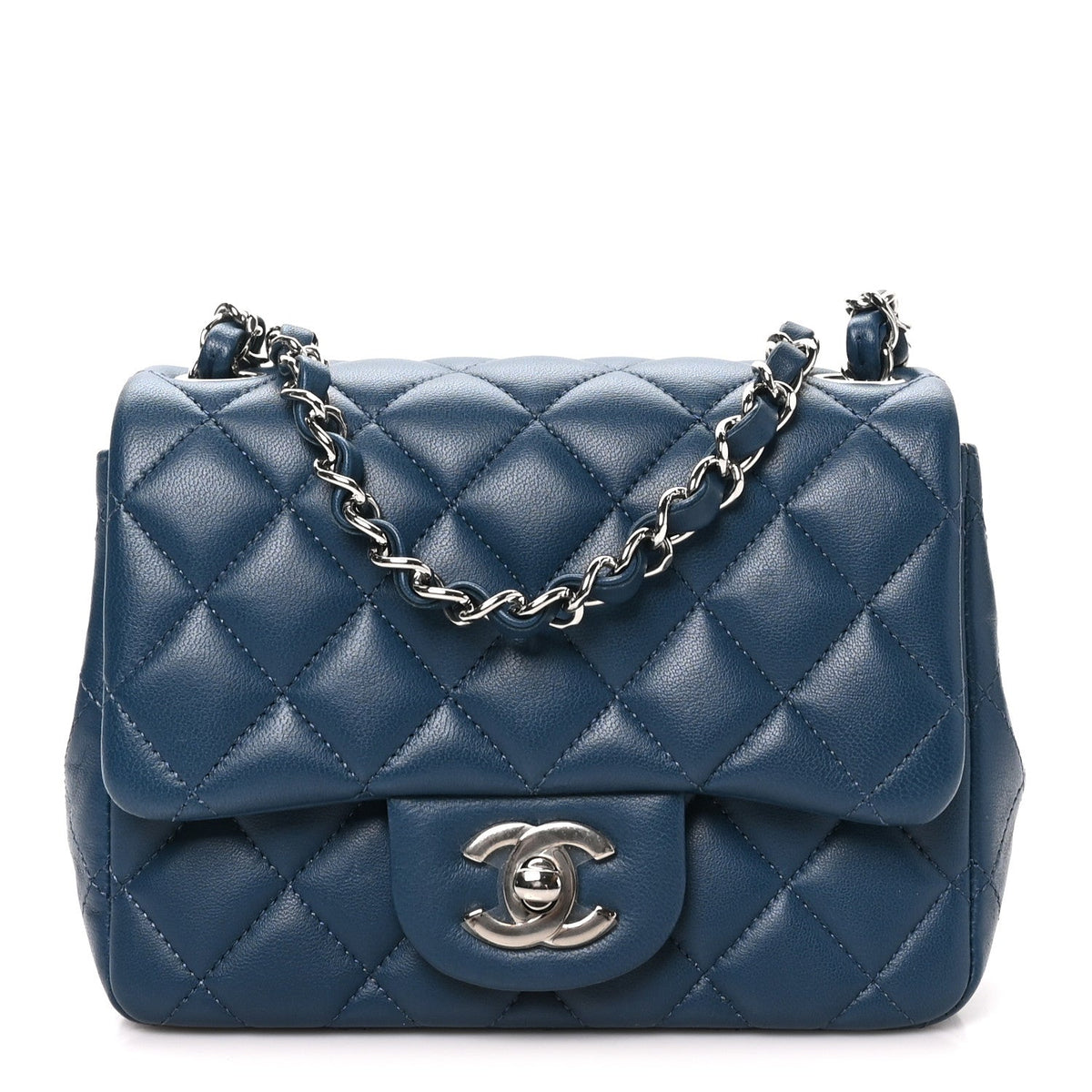 Mini Quilted Lambskin Flap Shoulder Bag