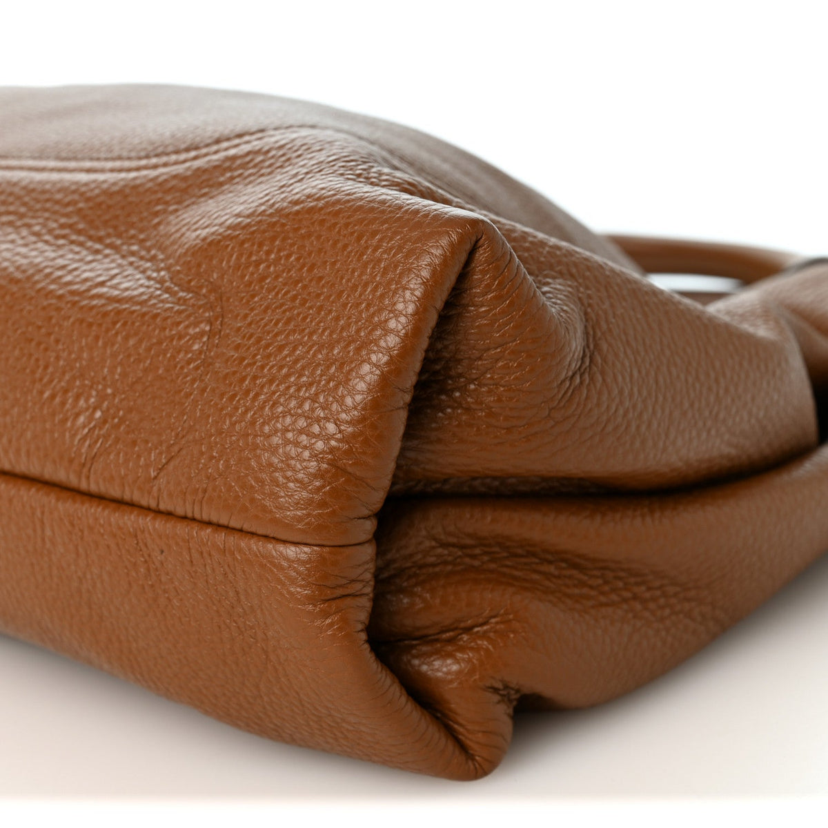 Maxi Calfskin Shoulder Bag - Brown