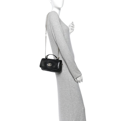 Mini Lambskin Shoulder Bag - White