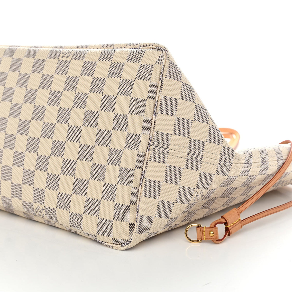 Damier Azur Neo Neverfull Gm Rose Baller Handbag