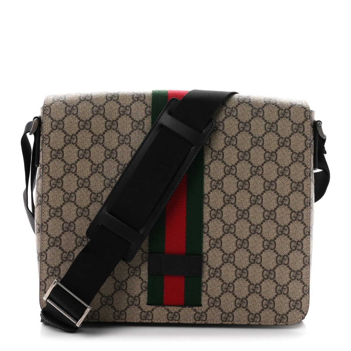 Flap Shoulder Bag - Black