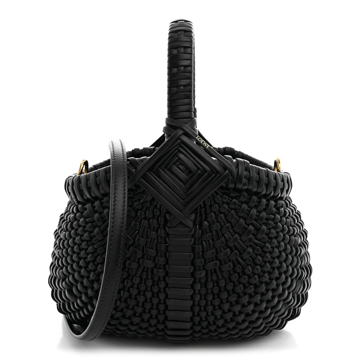 Mini Calfskin Handbag - Black