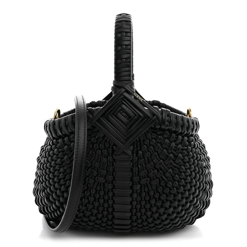 Mini Calfskin Handbag - Black