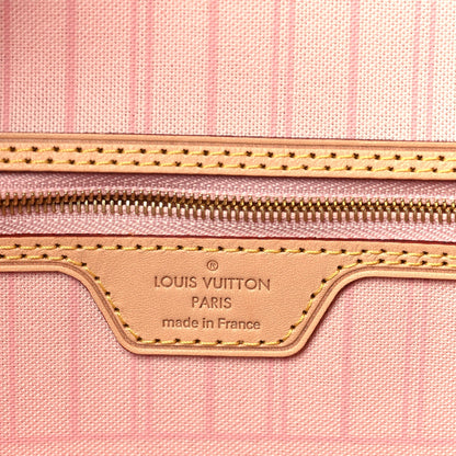Damier Azur Neo Neverfull Gm Rose Baller Handbag
