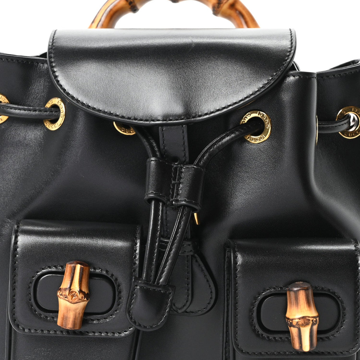 Calfskin Backpack - Black